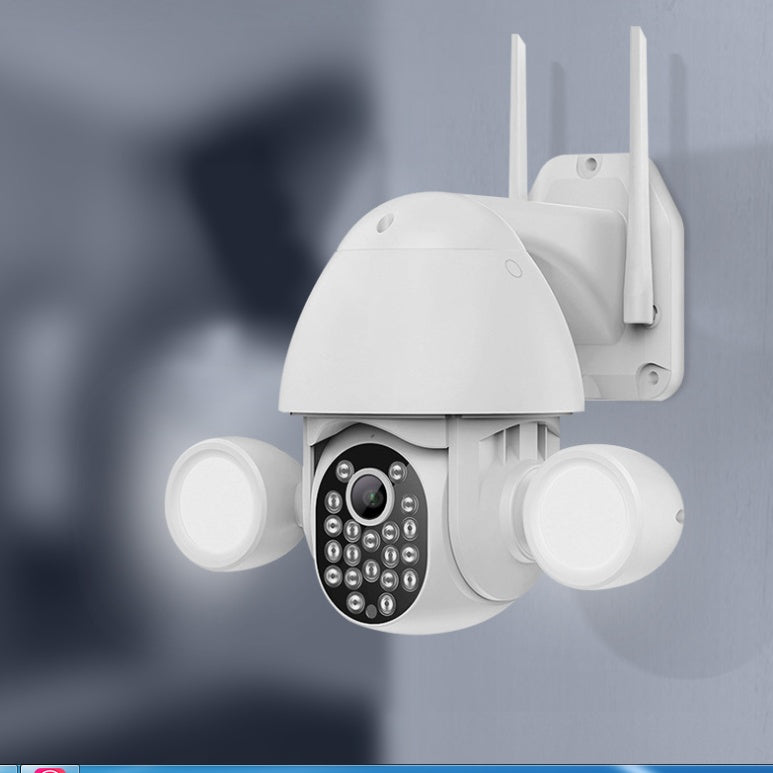 Caméra de Sécurité 3MP HD – Double Lumière de Remplissage 360°