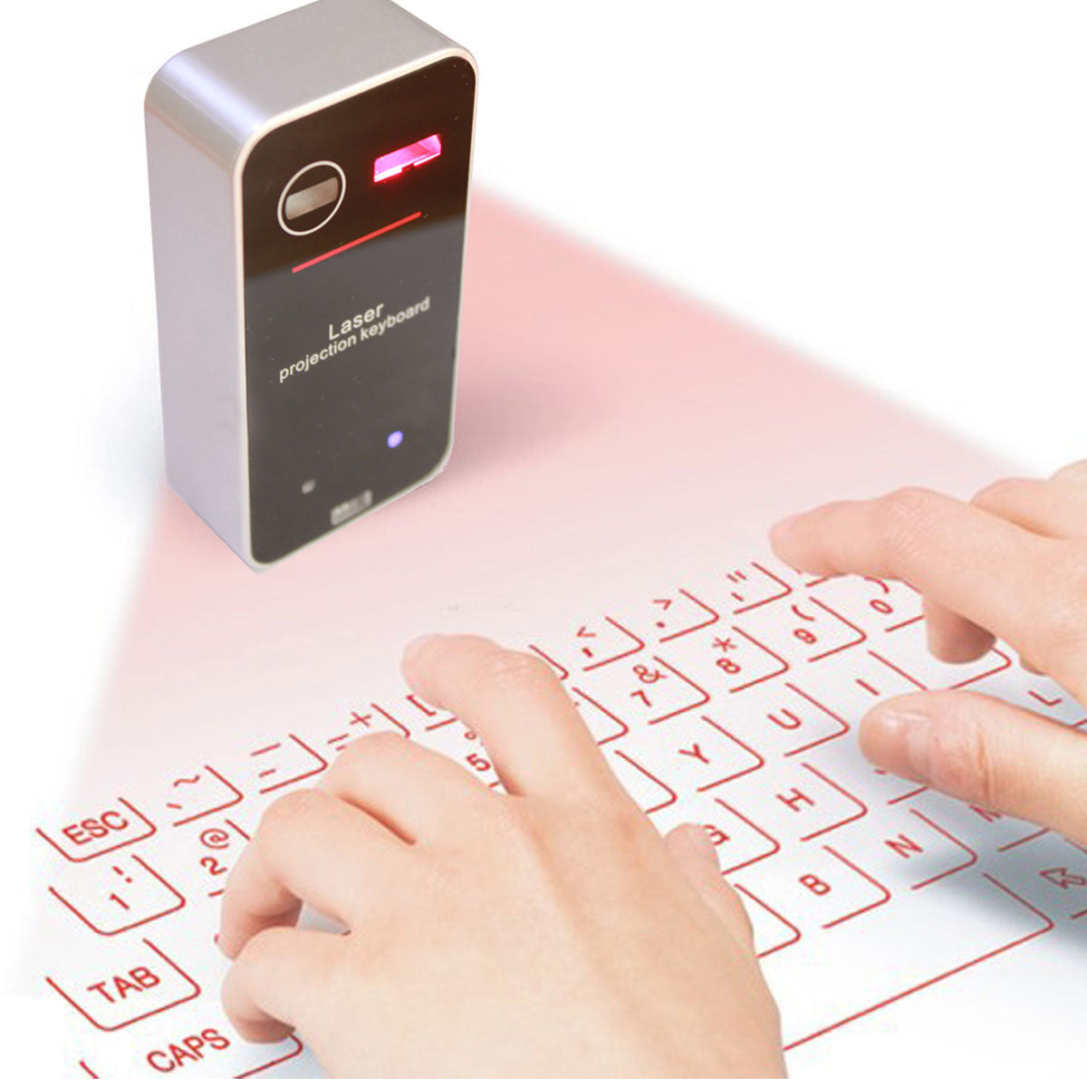 Clavier Virtuel Laser Bluetooth Sans Fil – Projection sur Surface