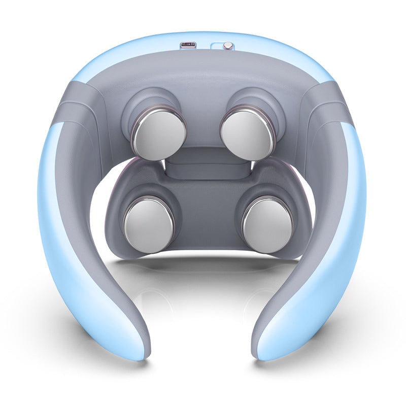 Masseur Cervical Sans Fil – Télécommande et Multi-Intensités