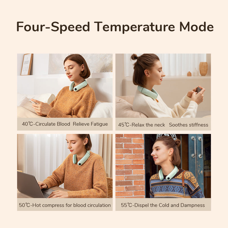 Appareil Cervical Chauffant Portable Rechargeable – Compresse Chaude