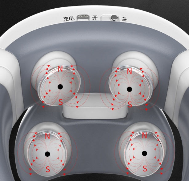 Masseur Cervical Sans Fil – Télécommande et Multi-Intensités