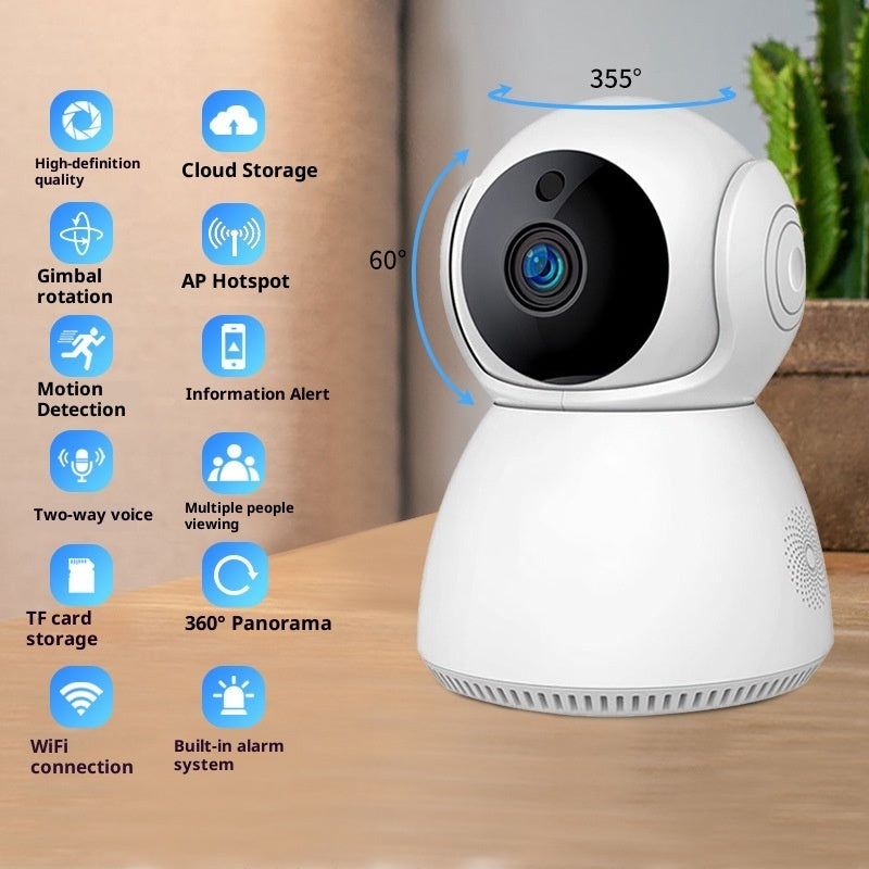 Caméra de Surveillance HD Maison – Vision Nocturne Infrarouge