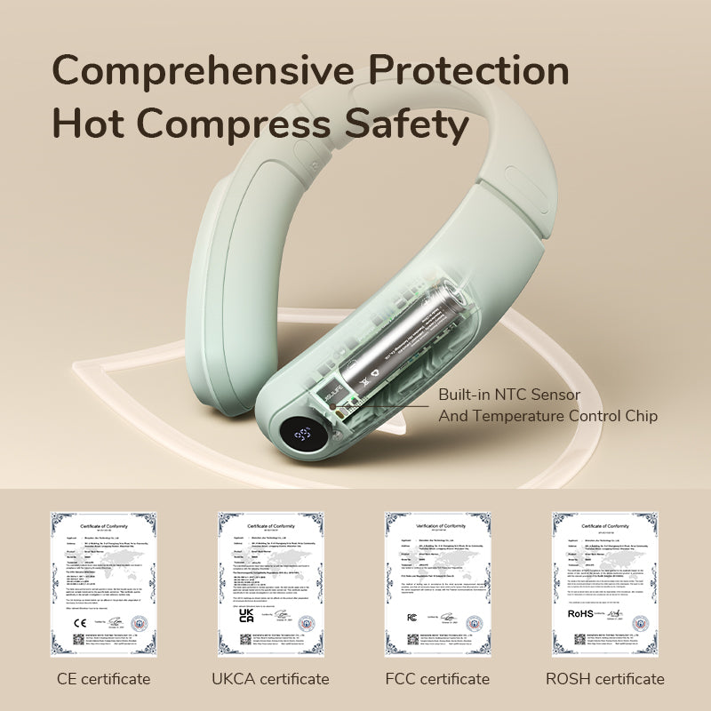 Appareil Cervical Chauffant Portable Rechargeable – Compresse Chaude