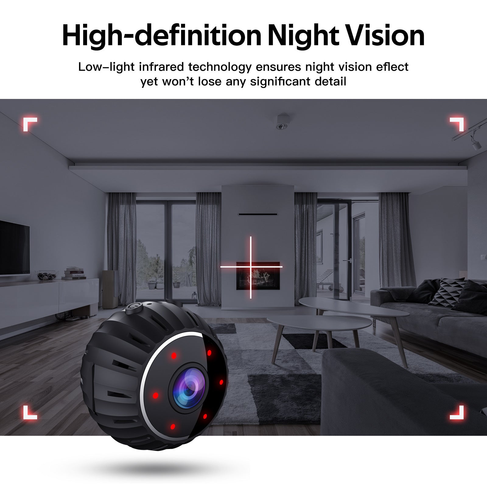Caméra Sport X10 – Vision Nocturne Infrarouge pour Maison et Extérieur